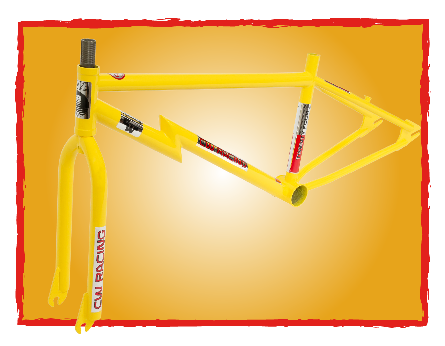 24” Phaze 1 Yellow Limited Edition Race Frame Kit – cwracing.com 24” Phaze 1 Yellow Limited Edition Race Frame Kit – cwracing.com