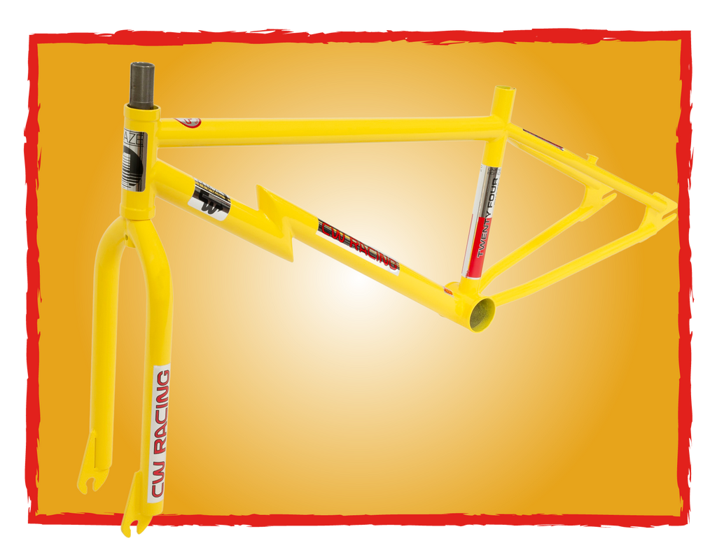 24” Phaze 1 Yellow Limited Edition Race Frame Kit – cwracing.com
